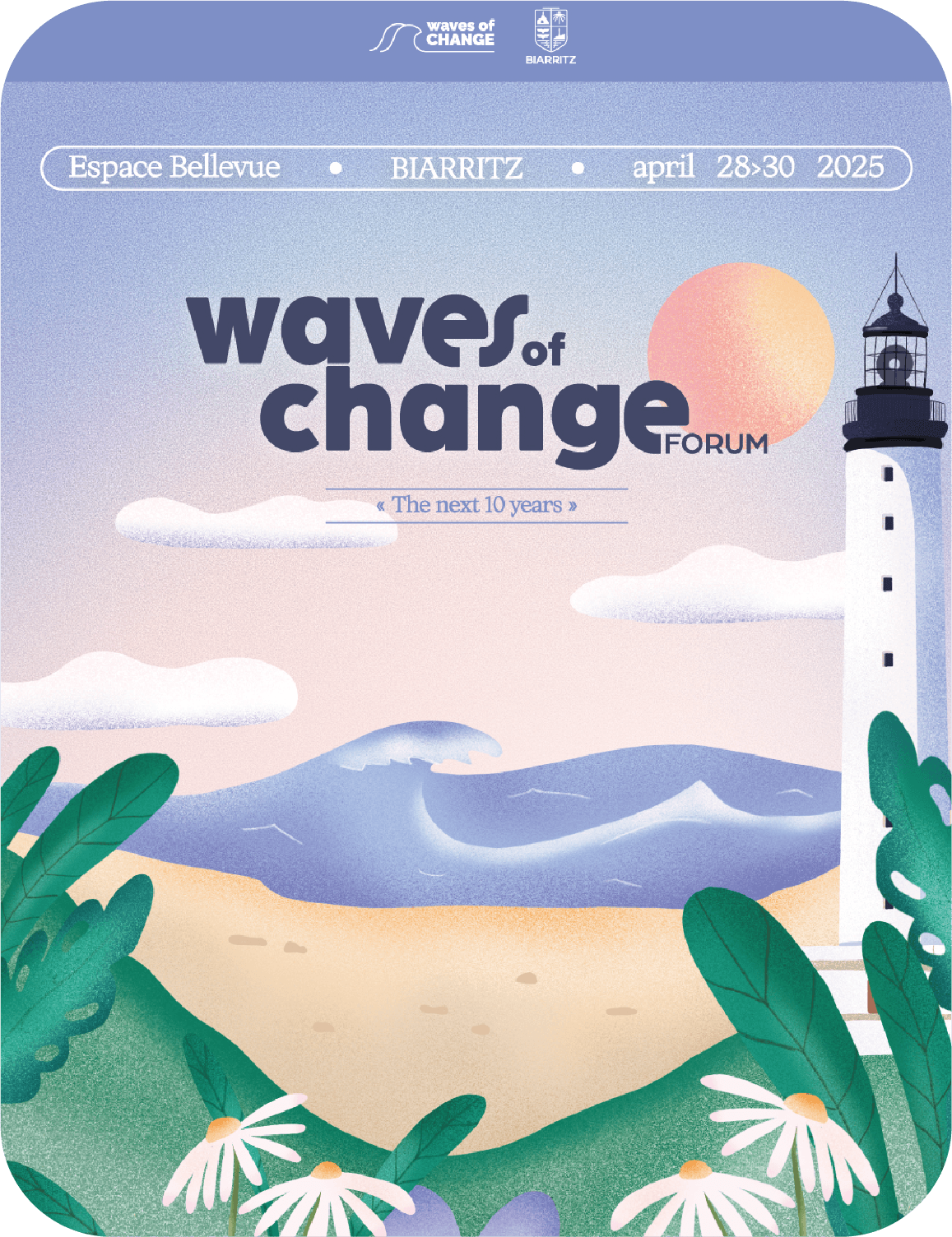 vue de Biarritz illustré