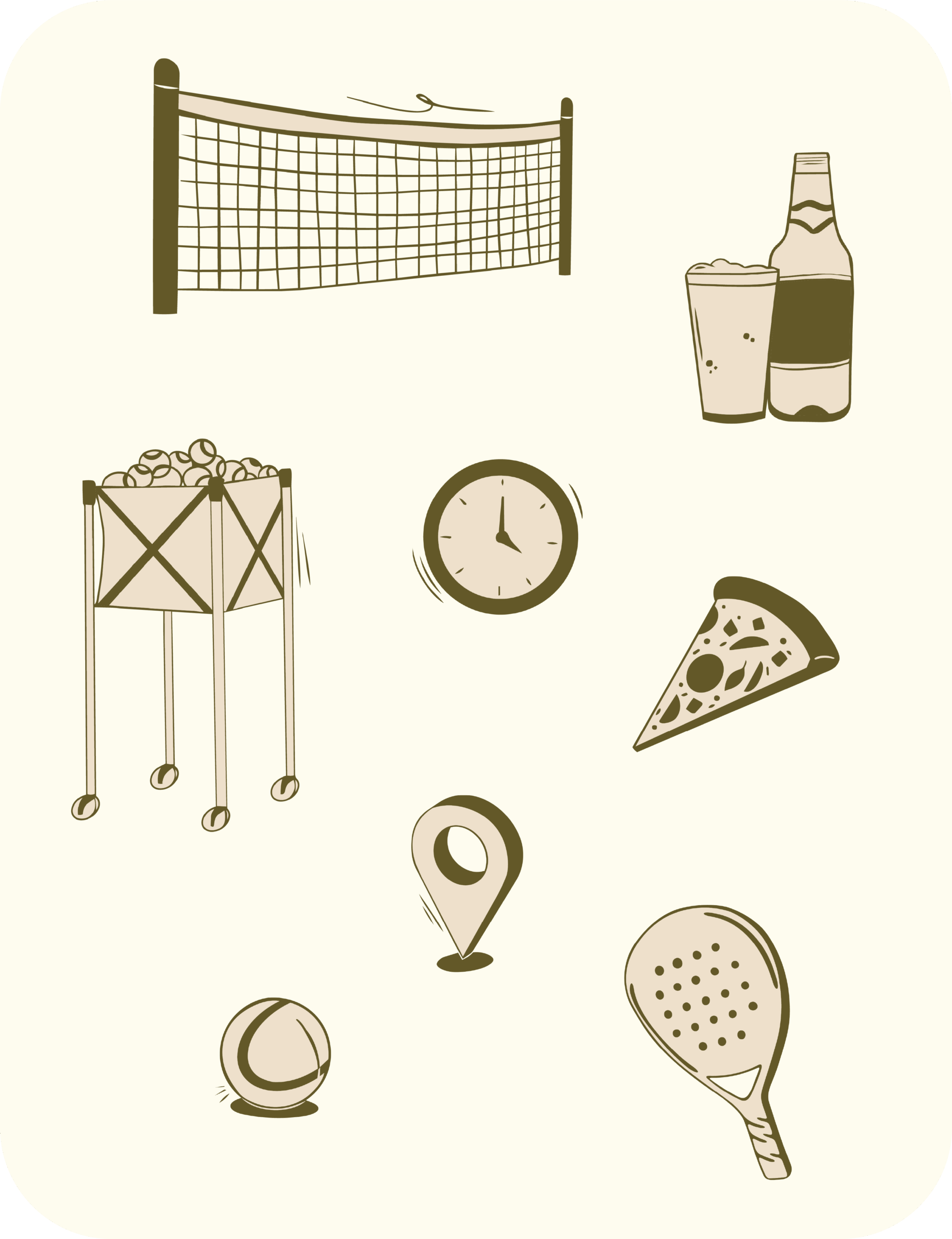 PADEL LOB 3 Illustrations Padel lob